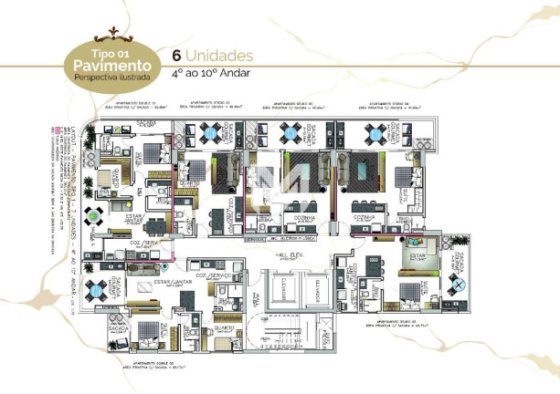 Imagem Apartamento com 1 Quarto à Venda, 50 m² em Umarizal - Belém Imagem Apartamento com 1 Quarto à Venda, 50 m² em Umarizal - Belém
