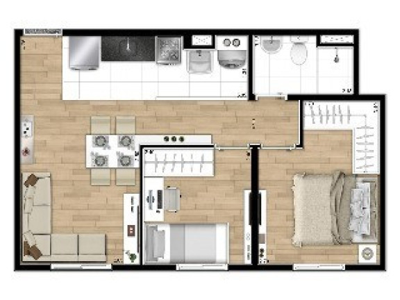 Imagem Apartamento com 2 Quartos à Venda, 40 m² em São Mateus - São Paulo Imagem Apartamento com 2 Quartos à Venda, 40 m² em São Mateus - São Paulo