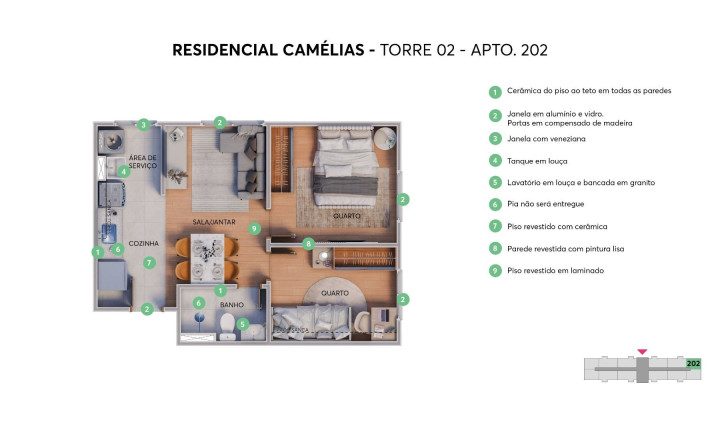 Imagem Apartamento com 2 Quartos à Venda, 36 m² em Pinheirinho - Curitiba Imagem Apartamento com 2 Quartos à Venda, 36 m² em Pinheirinho - Curitiba