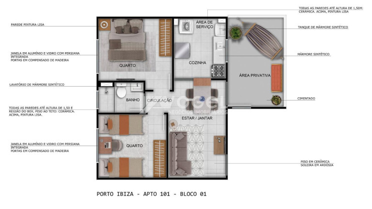 Imagem Apartamento com 2 Quartos à Venda, 44 m² em Alto Petropolis - Porto Alegre Imagem Apartamento com 2 Quartos à Venda, 44 m² em Alto Petropolis - Porto Alegre