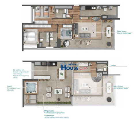Imagem Cobertura com 3 Quartos à Venda, 197 m² em Pinheiros - São Paulo