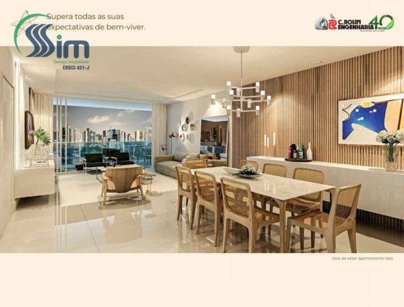 Imagem Apartamento com 3 Quartos à Venda, 202 m² em Meireles - Fortaleza