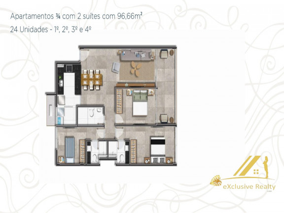 Imagem Apartamento com 3 Quartos à Venda, 96 m² em Stella Maris - Salvador Imagem Apartamento com 3 Quartos à Venda, 96 m² em Stella Maris - Salvador