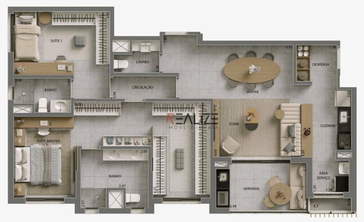 Imagem Apartamento com 3 Quartos à Venda, 120 m² em Hélade - Indaiatuba Imagem Apartamento com 3 Quartos à Venda, 120 m² em Hélade - Indaiatuba