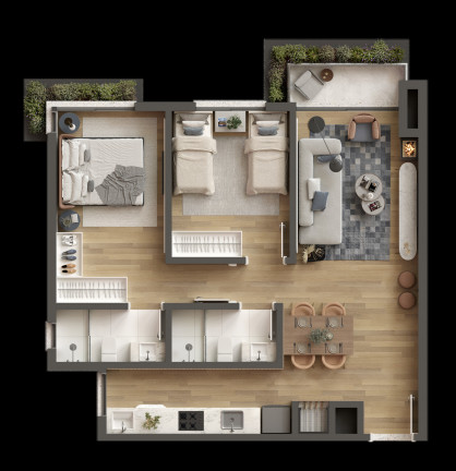 Imagem Apartamento com 2 Quartos à Venda, 67 m² em Centro - Canela Imagem Apartamento com 2 Quartos à Venda, 67 m² em Centro - Canela