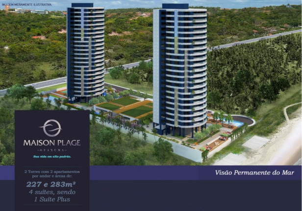 Imagem Apartamento com 4 Quartos à Venda, 227 m² em Guaxuma - Maceió Imagem Apartamento com 4 Quartos à Venda, 227 m² em Guaxuma - Maceió
