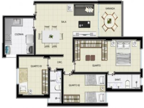 Imagem Imóvel com 3 Quartos à Venda, 80 m² em Santa Terezinha - São Bernardo Do Campo Imagem Imóvel com 3 Quartos à Venda, 80 m² em Santa Terezinha - São Bernardo Do Campo
