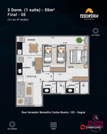 Imagem Apartamento com 2 Quartos à Venda, 69 m² em Itaguá - Ubatuba Imagem Apartamento com 2 Quartos à Venda, 69 m² em Itaguá - Ubatuba
