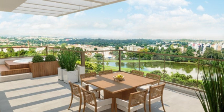 Imagem Cobertura com 3 Quartos à Venda, 166 m² em Bacacheri - Curitiba