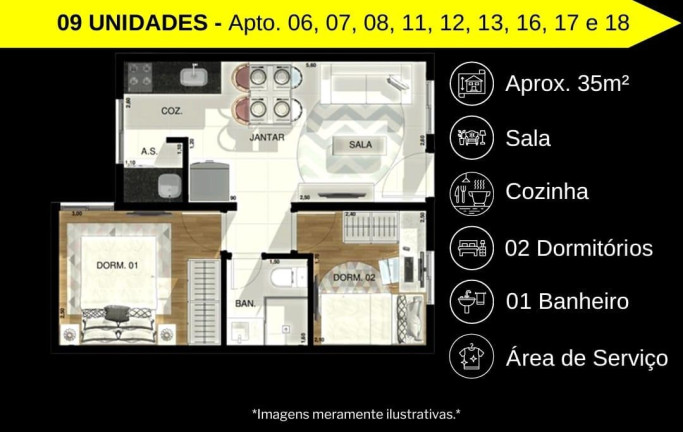 Imagem Apartamento com 2 Quartos à Venda, 35 m² em Jardim Nossa Senhora Do Carmo - São Paulo
