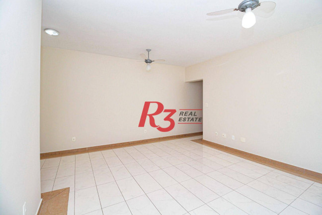 Imagem Apartamento com 3 Quartos para Alugar, 101 m² em Embaré - Santos