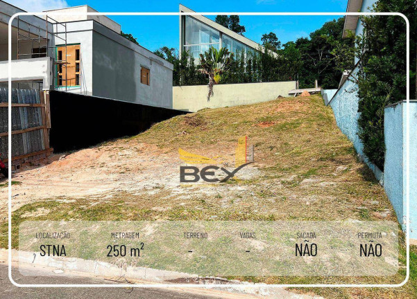 Terreno à Venda, 250 m² em Quintas Do Ingaí - Santana De Parnaíba