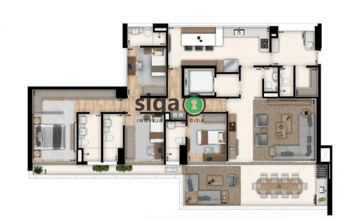 Imagem Apartamento com 4 Quartos à Venda, 184 m² em Vila Romana - São Paulo Imagem Apartamento com 4 Quartos à Venda, 184 m² em Vila Romana - São Paulo