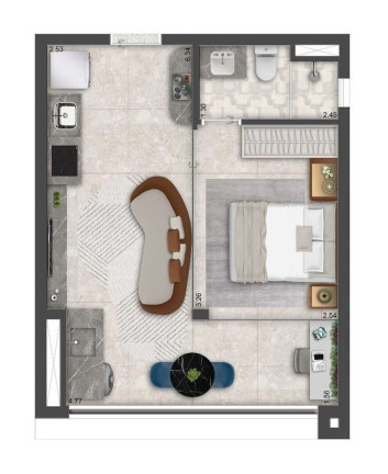 Imagem Apartamento com 1 Quarto à Venda, 36 m² em Vila Clementino - São Paulo Imagem Apartamento com 1 Quarto à Venda, 36 m² em Vila Clementino - São Paulo