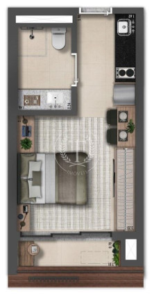 Imagem Apartamento com 1 Quarto à Venda, 24 m² em Vila Clementino - São Paulo