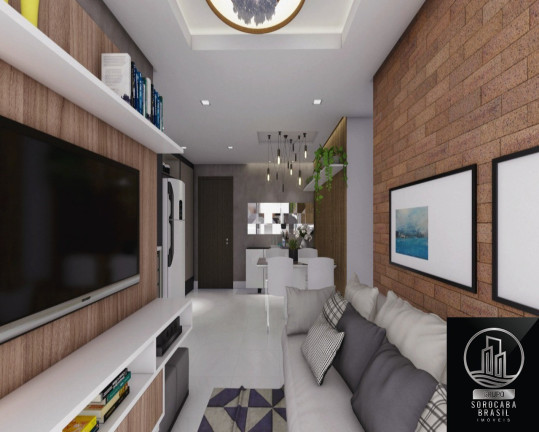 Imagem Apartamento com 2 Quartos à Venda, 54 m² em Wanel Ville - Sorocaba