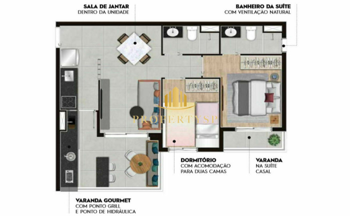 Imagem Apartamento com 2 Quartos à Venda, 62 m² em Vila Leopoldina - São Paulo