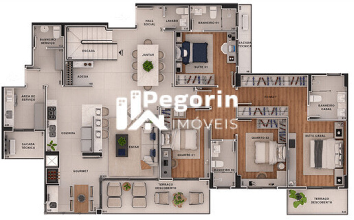 Imagem Apartamento com 4 Quartos à Venda, 229 m² em Campina Do Siqueira - Curitiba Imagem Apartamento com 4 Quartos à Venda, 229 m² em Campina Do Siqueira - Curitiba