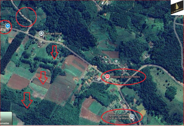 Imagem Imóvel com 3 Quartos à Venda, 48.000 m² em Bairro Retiro - Campo Magro