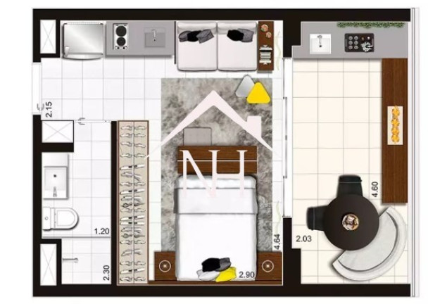 Imagem Apartamento com 1 Quarto à Venda, 32 m² em Pinheiros - São Paulo Imagem Apartamento com 1 Quarto à Venda, 32 m² em Pinheiros - São Paulo