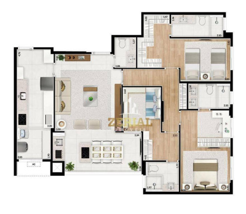Imagem Apartamento com 4 Quartos à Venda, 119 m² em Santo Antônio - São Caetano Do Sul Imagem Apartamento com 4 Quartos à Venda, 119 m² em Santo Antônio - São Caetano Do Sul