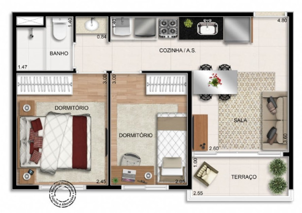 Imagem Apartamento com 2 Quartos à Venda, 48 m² em Jabaquara - São Paulo Imagem Apartamento com 2 Quartos à Venda, 48 m² em Jabaquara - São Paulo