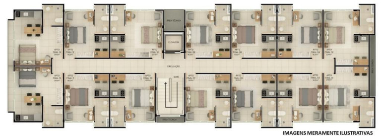 Imagem Apartamento com 1 Quarto à Venda, 27 m² em Intermares - Cabedelo
