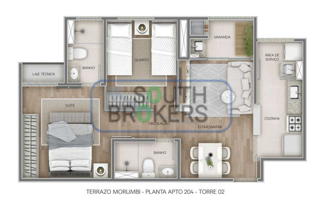 Imagem Apartamento com 2 Quartos à Venda, em Paraíso Do Morumbi - São Paulo Imagem Apartamento com 2 Quartos à Venda, em Paraíso Do Morumbi - São Paulo