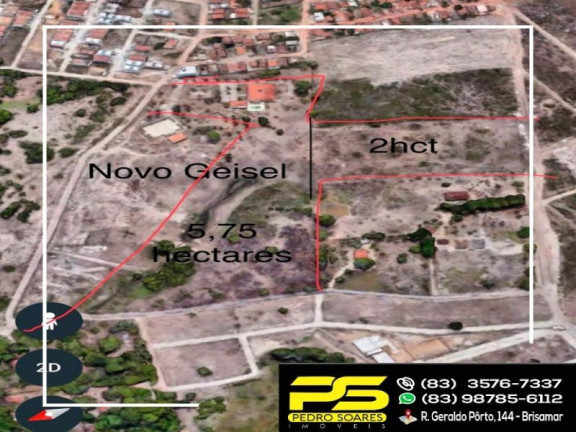Terreno à Venda, 57.500 m² em Ernesto Geisel - João Pessoa