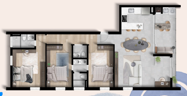 Imagem Apartamento com 3 Quartos à Venda, 68 m² em Juvevê - Curitiba