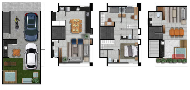 Imagem Casa de Condomínio com 2 Quartos à Venda, 217 m² em Brooklin Novo - São Paulo Imagem Casa de Condomínio com 2 Quartos à Venda, 217 m² em Brooklin Novo - São Paulo