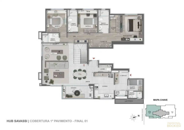Imagem Apartamento com 3 Quartos à Venda, 104 m² em Savassi - Belo Horizonte