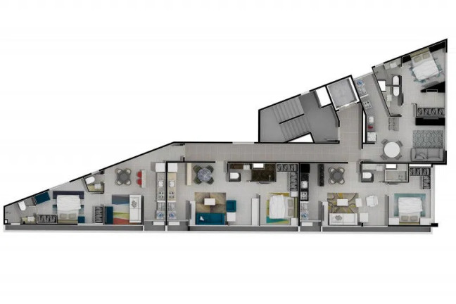Imagem Apartamento com 1 Quarto à Venda, 47 m² em Itoupava Seca - Blumenau
