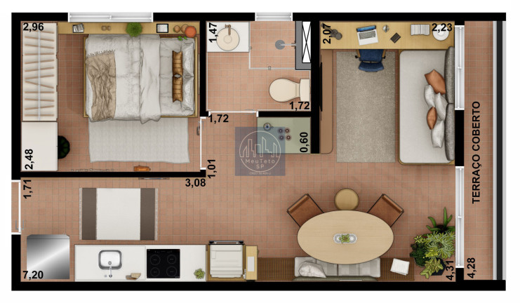 Imagem Imóvel com 1 Quarto à Venda, 24 m² em Vila Clementino - São Paulo