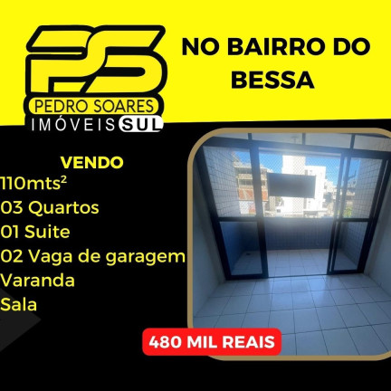 Flat com 3 Quartos à Venda, 110 m² em Jardim Oceania - João Pessoa