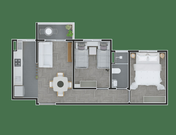 Imagem Imóvel com 2 Quartos à Venda, 46 m² em Vila Nova Bonsucesso - Guarulhos