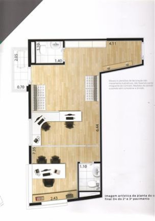Imagem Imóvel com 1 Quarto à Venda, 40 m² em Lapa - São Paulo