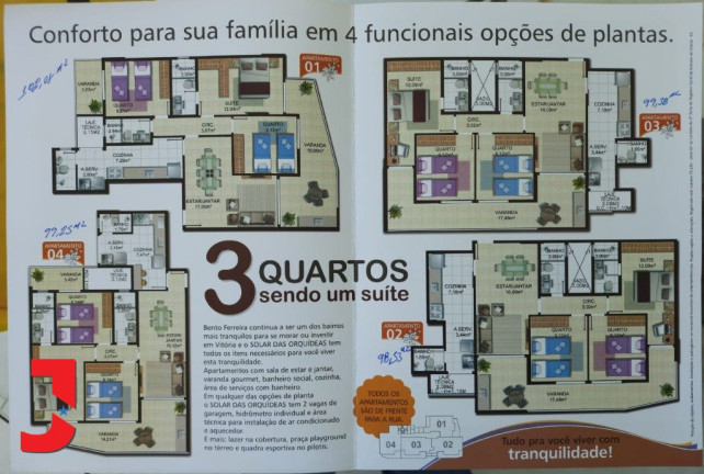 Imagem Apartamento com 3 Quartos à Venda,  em Bento Ferreira - Vitória