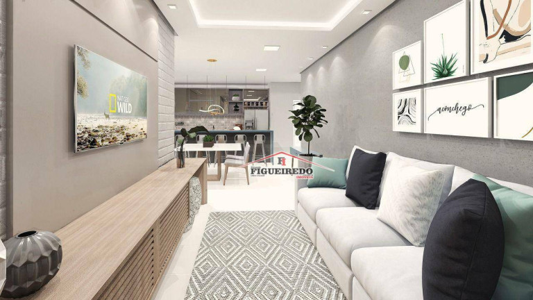 Imagem Apartamento com 2 Quartos à Venda, 80 m² em Ocian - Praia Grande