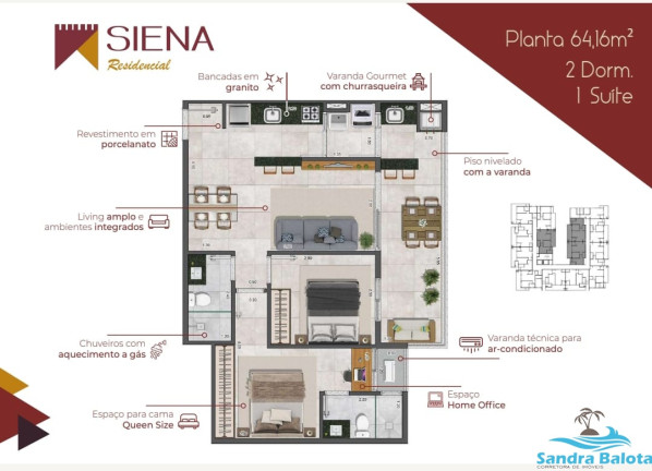 Imagem Apartamento com 2 Quartos à Venda, 64 m² em Itaguá - Ubatuba Imagem Apartamento com 2 Quartos à Venda, 64 m² em Itaguá - Ubatuba