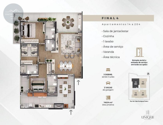 Imagem Imóvel com 3 Quartos à Venda, 125 m² em Canto Do Forte - Praia Grande