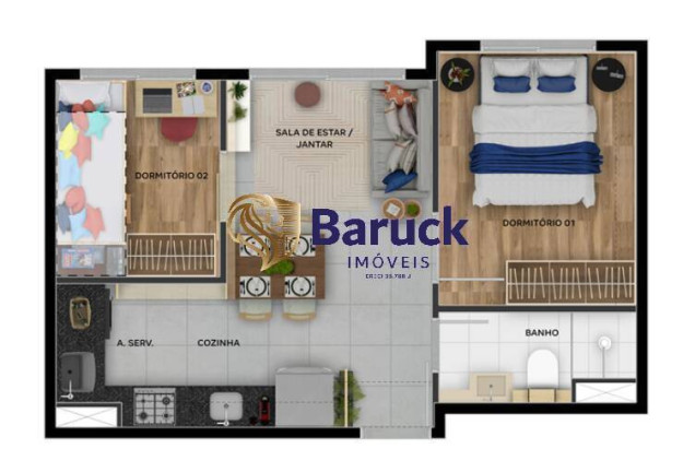 Imagem Apartamento com 2 Quartos à Venda, 32 m² em Vila Prudente - São Paulo