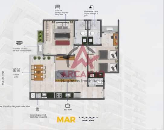 Imagem Apartamento com 2 Quartos à Venda, 60 m² em Praia Das Palmeiras - Caraguatatuba Imagem Apartamento com 2 Quartos à Venda, 60 m² em Praia Das Palmeiras - Caraguatatuba