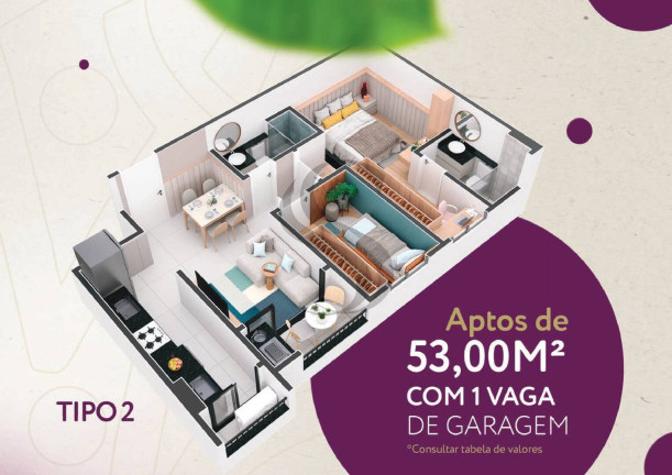 Imagem Apartamento com 2 Quartos à Venda, 64 m² em Jardim Maria Do Carmo - Sorocaba Imagem Apartamento com 2 Quartos à Venda, 64 m² em Jardim Maria Do Carmo - Sorocaba