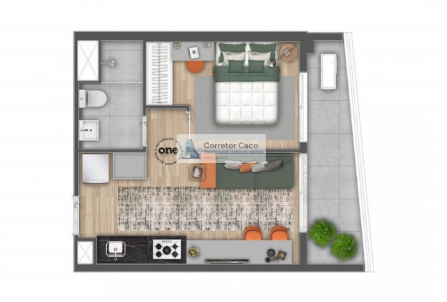 Imagem Apartamento com 1 Quarto à Venda, 28 m² em Santo Amaro - São Paulo Imagem Apartamento com 1 Quarto à Venda, 28 m² em Santo Amaro - São Paulo