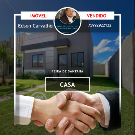 Casa com 2 Quartos à Venda,  em Papagaio - Feira De Santana