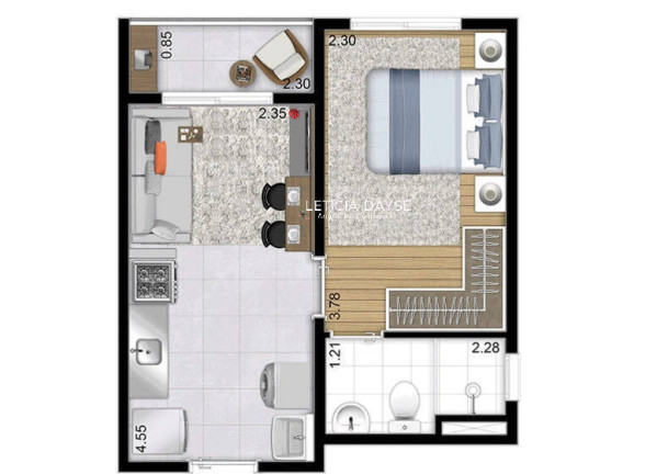 Imagem Apartamento com 1 Quarto à Venda, 29 m² em Belenzinho - São Paulo Imagem Apartamento com 1 Quarto à Venda, 29 m² em Belenzinho - São Paulo