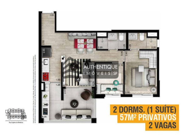 Imagem Apartamento com 2 Quartos à Venda, 69 m² em Pinheiros - São Paulo Imagem Apartamento com 2 Quartos à Venda, 69 m² em Pinheiros - São Paulo