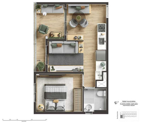 Imagem Apartamento com 1 Quarto à Venda, 26 m² em Vila Olímpia - São Paulo