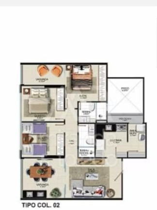 Imagem Apartamento com 3 Quartos à Venda, 156 m² em Praia Do Morro - Guarapari Imagem Apartamento com 3 Quartos à Venda, 156 m² em Praia Do Morro - Guarapari